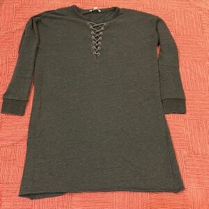 Abercrombie & Fitch Gray Long Sleeve sweater Dress